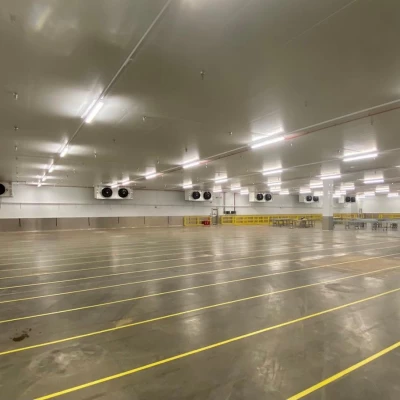 Photo of  chiller coldstore room showing fans.
