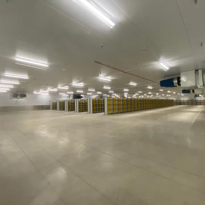 Photo of the freezer coldstore