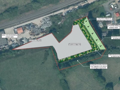 Image Captioned: Extension to scrapyard site