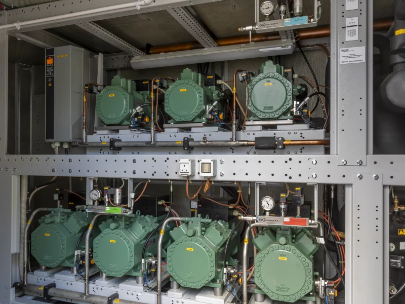green compressors in a CO2 refrigeration system