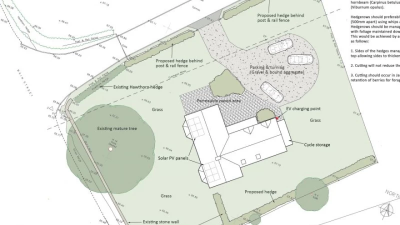 Cover image for New detached dwelling granted in Wiltshire village