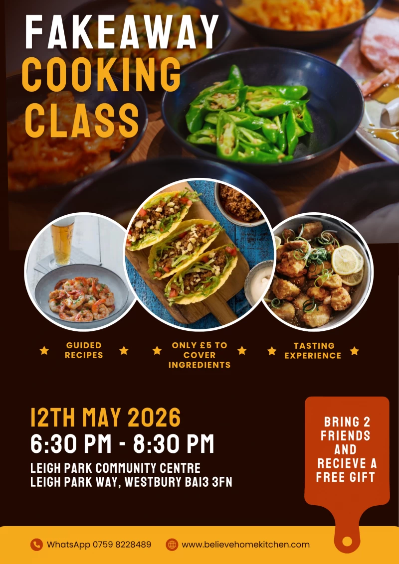 Photo of Fakeaway Cooking Class 12th May 2026