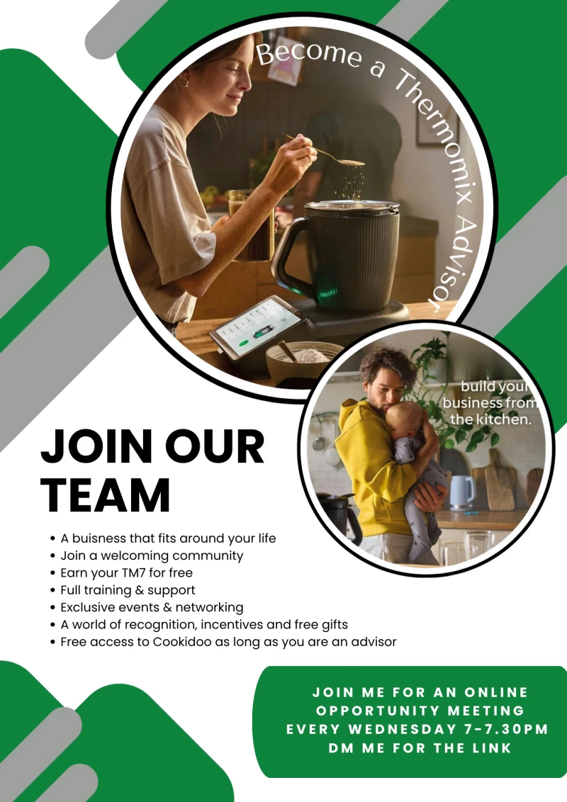 Photo of Interested in Becoming a Thermomix Advisor? Online every Wednesday Evening 7pm