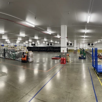 Photo of chiller cold store room.