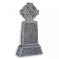 Tall classic rustic wheel Celtic cross