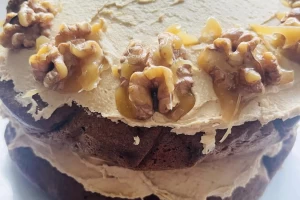 Cover image for Coffee and walnut cake