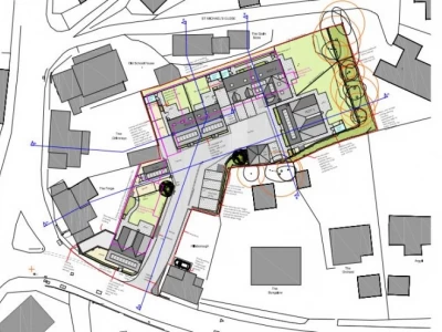 Image Captioned: Proposed site layout