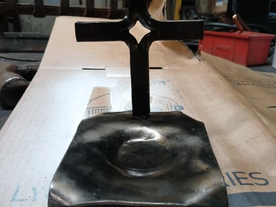 Image Captioned: This beautiful candle holder is the perfect easter gift