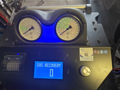 Image Captioned: Gas recovery phase of checkup and regas.