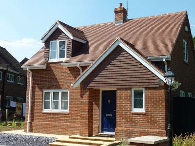 Image Captioned: Infill development on garden land