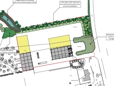 Image Captioned: Major extensions to commercial use near World Heritage Site