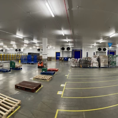 Photo of the chiller coldstore