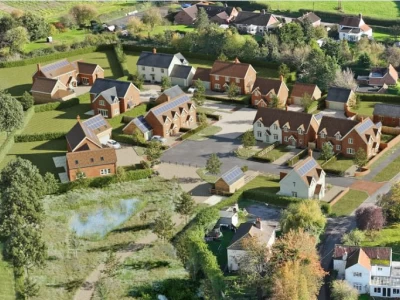 Image Captioned: Residential development of farmyard site
