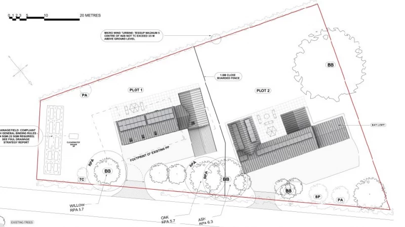 Cover image for Amended design for dwelling approved in Wiltshire