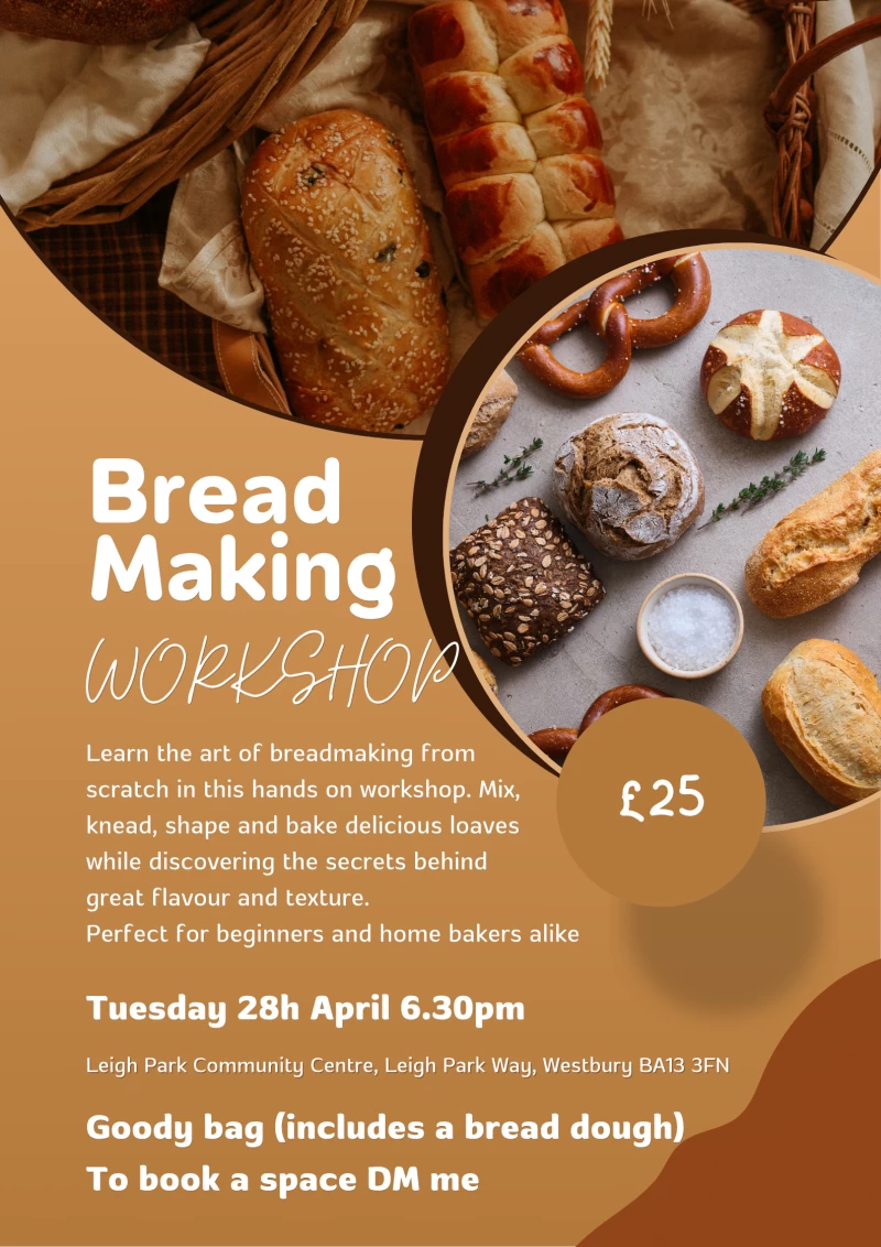 Photo of Bread Making Workshop Tuesday 28th April 2026