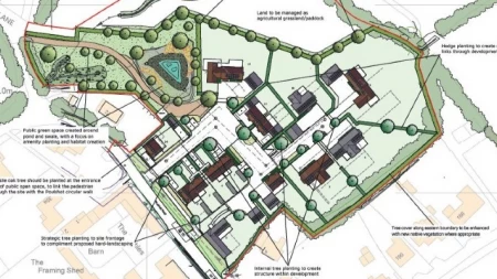 Cover image for Planning committee success for 14 dwelling in a Wiltshire Village