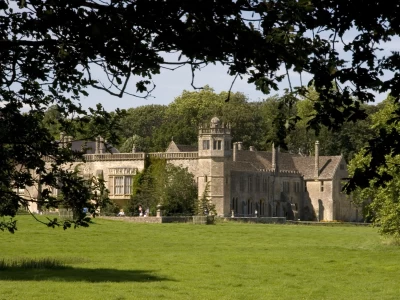 Image Captioned: Lacock Abbey was founded in the early 13th century by Ela, Countess of Salisbury, as a nunnery of the Augustinian order.