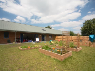 Image Captioned: New childrens' nursey building