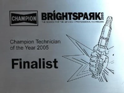 Image Captioned: Champion Technician of the Year
