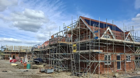 Cover image for Construction well underway a housing site in Wiltshire